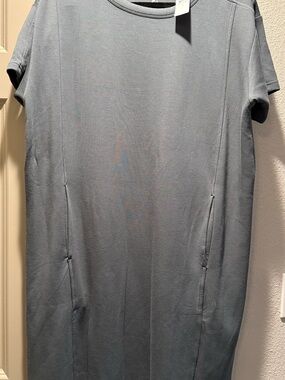 Lou & Grey Women Mid Dress in Slate Gray